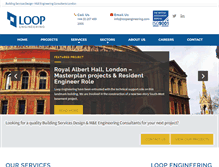 Tablet Screenshot of loopengineering.com